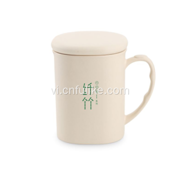 Bộ đồ ăn bằng nhựa sợi tre Mugs có nắp